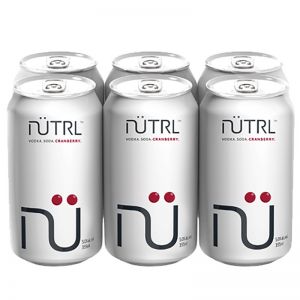 Nutrl Vodka Soda - Cranberry 6pk